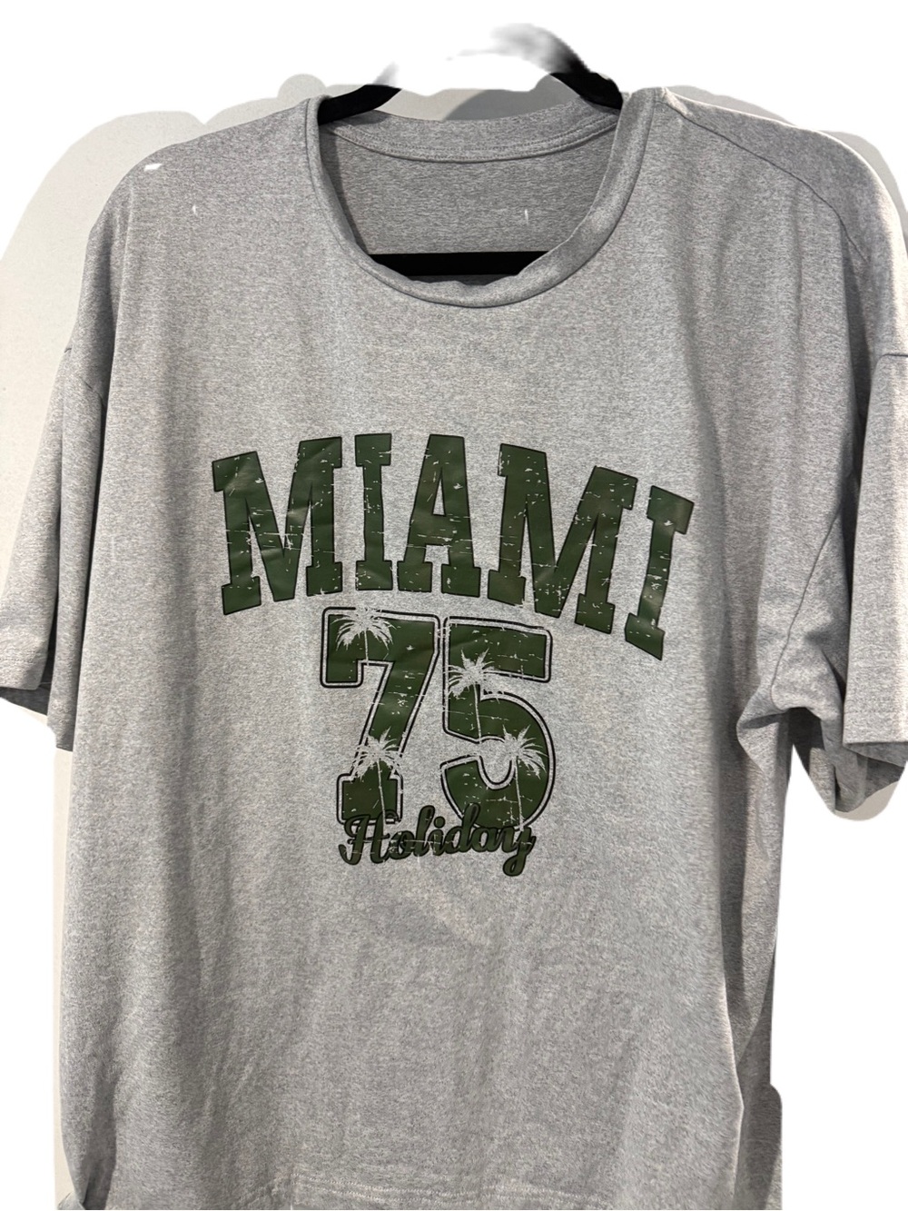 Mens bundle of 3 T-Shirt Miami 75 Graphic, Play & Aloha Yellow/Gray/Green S/M